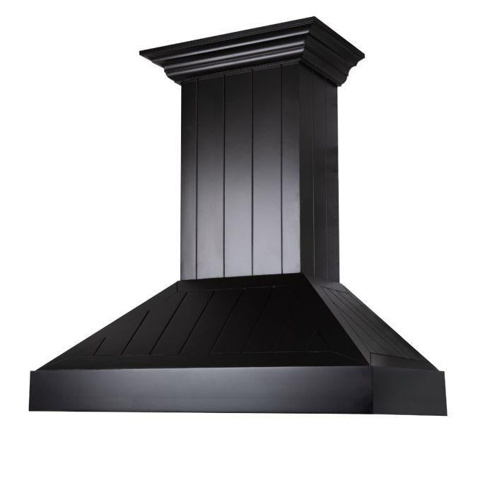 ZLINE 36" Wooden Wall Mount Range Hood in Black, KPCC-36