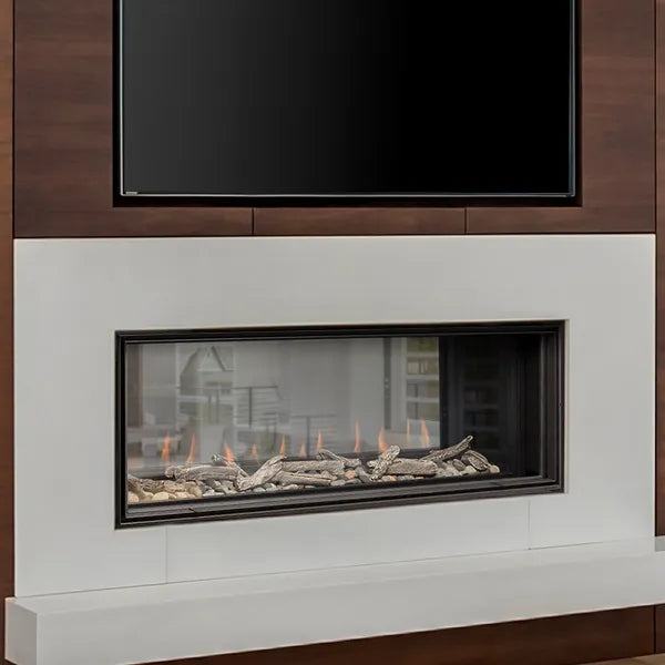 Montigo Distinction 48” gas fireplace with sleek modern design