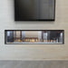 Montigo Distinction 63” see-through gas fireplace with sleek modern design