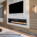 Modern Montigo R820 Fireplace with Driftwood and Glass Media Option