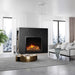 Realistic flames of Napoleon Elevation 42 built-in electric fireplace.