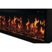 Modern home featuring Napoleon Luminex 65 built-in electric fireplace.
