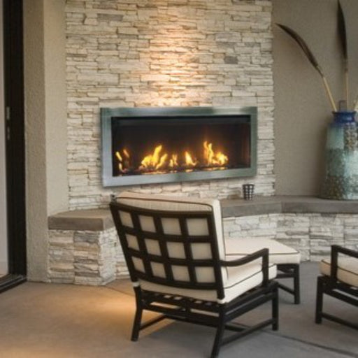 Sierra Flame Tahoe 450L outdoor fireplace designed for all weather.