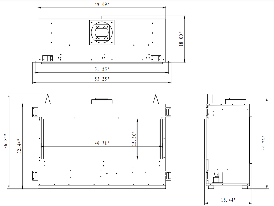 Sierra Flame Vienna 50" Linear Style Gas Fireplace