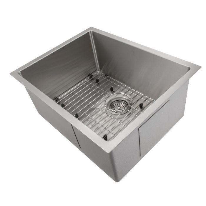 ZLINE 23" Meribel Undermount Single Bowl Kitchen Sink with Bottom Grid in Stainless Steel , SRS-23