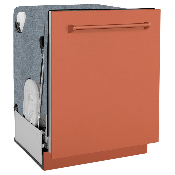 ZLINE 24" Monument Series Top Control Dishwasher in Copper, DWMT-C-24