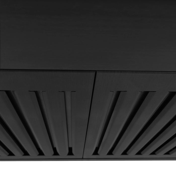 ZLINE 30" Convertible Wall Mount Range Hood in Black Stainless Steel, BSKBN-30