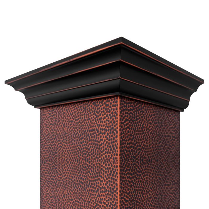 ZLINE 30" Wall Mount Range Hood in Hand-Hammered Copper Finish, 655-HBXXX-30