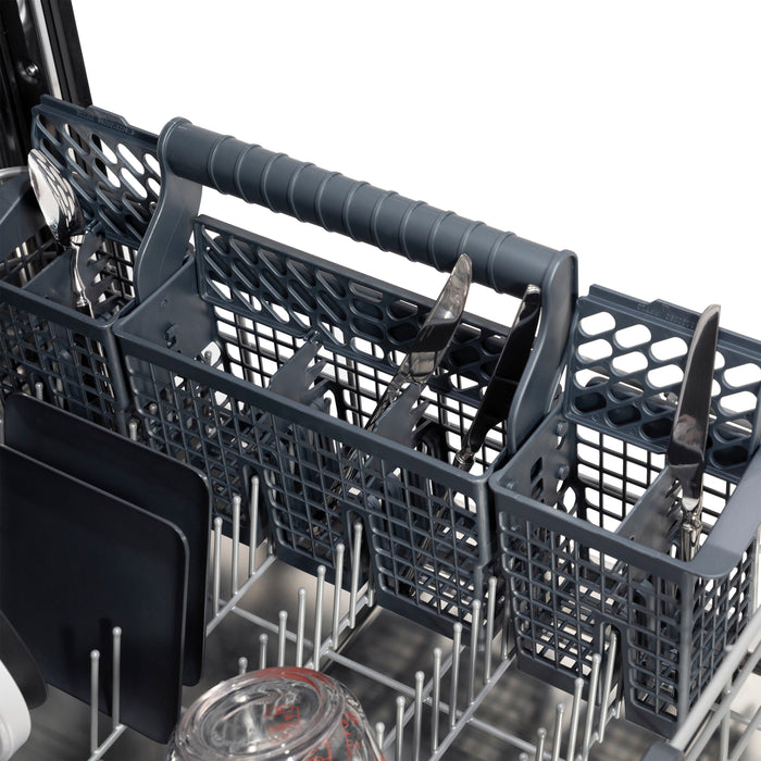 ZLINE 24" Monument Series Dishwasher with Top Control in Black Stainless Steel, DWMT-BS-24
