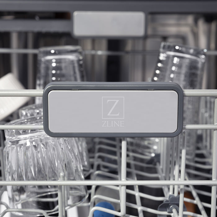 ZLINE 24" Monument Series Top Control Dishwasher in Red Gloss, DWMT-RG-24
