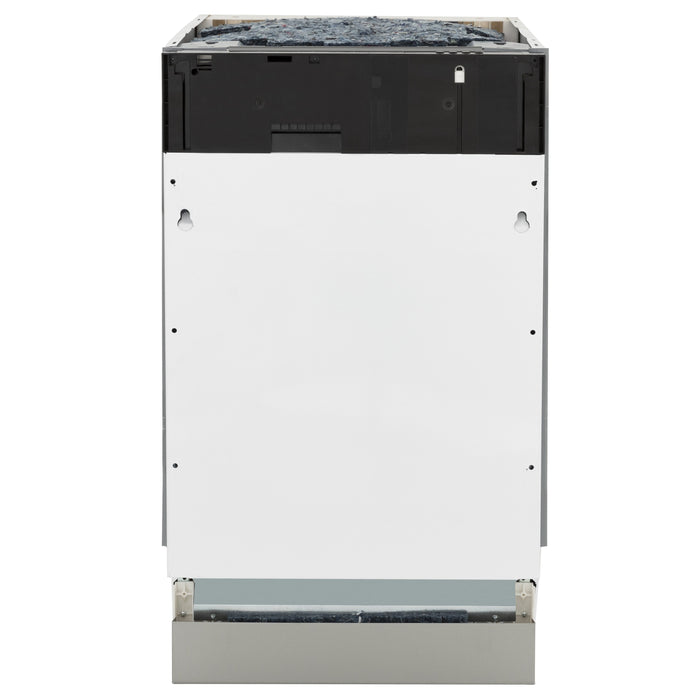 ZLINE 18" Tallac Top Control Dishwasher in DuraSnow® Stainless Steel and 3rd Rack, DWV-SN-18