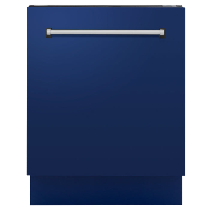 ZLINE 24" Tallac Series Top Control Dishwasher in Blue Gloss with 3rd Rack, DWV-BG-24
