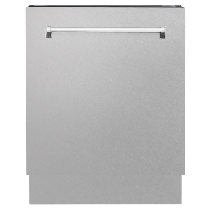 ZLINE 30 in. Kitchen Appliance Package with DuraSnow® Stainless Steel Gas Range, Ducted Range Hood and Tall Tub Dishwasher, 3KP-RGSRH30-DWV