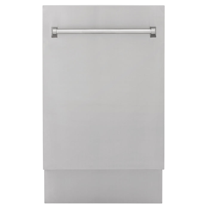 ZLINE 18" Top Control Tall Dishwasher in Stainless Steel with 3rd Rack, DWV-304-18