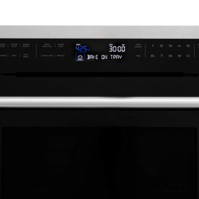 ZLINE 24" Built-in Convection Microwave Oven in DuraSnow® Stainless Steel, MWO-24-SS