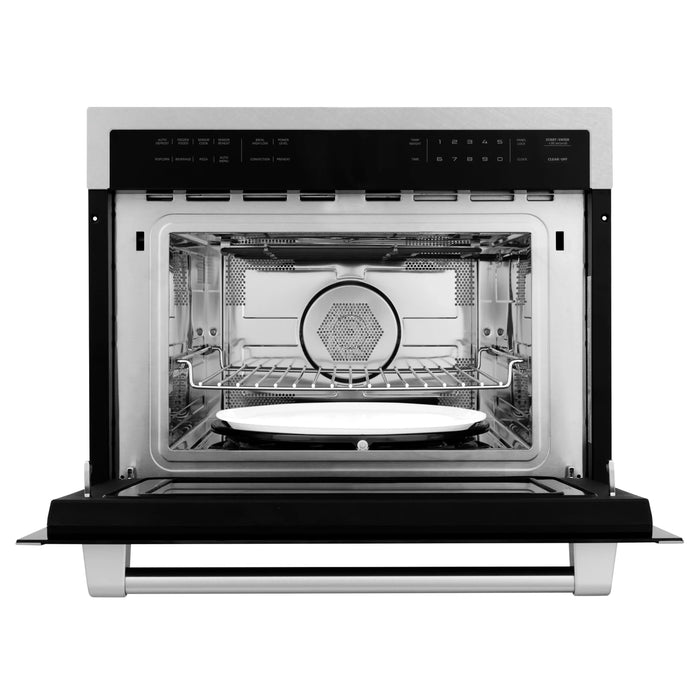 ZLINE 24" Built-in Convection Microwave Oven in DuraSnow® Stainless Steel, MWO-24-SS