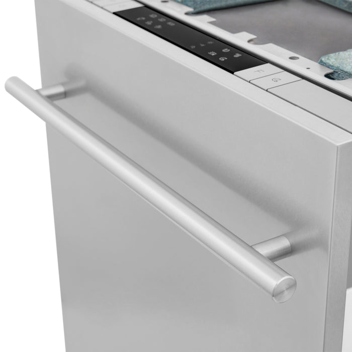 ZLINE 18" Classic Top Control Dishwasher in DuraSnow® Stainless Steel, DW-SN-18