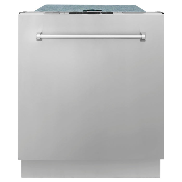 ZLINE 24" Classic Top Control Dishwasher in Stainless Steel with Traditional Style Handle, DW-304-H-24