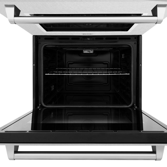 ZLINE 30" Double Wall Oven in DuraSnow® Stainless Steel, AWDS-30