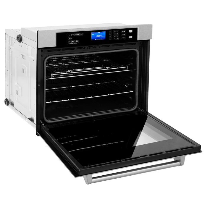 ZLINE 30" Single Wall Oven in DuraSnow® Stainless Steel, AWSS-30