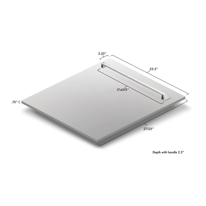 ZLINE 24" Tallac Series Top Control Dishwasher in DuraSnow® Stainless Steel with 3rd Rack, DWV-SN-24