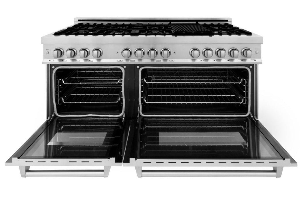 ZLINE 60" Dual Fuel Range in Stainless Steel, RA60