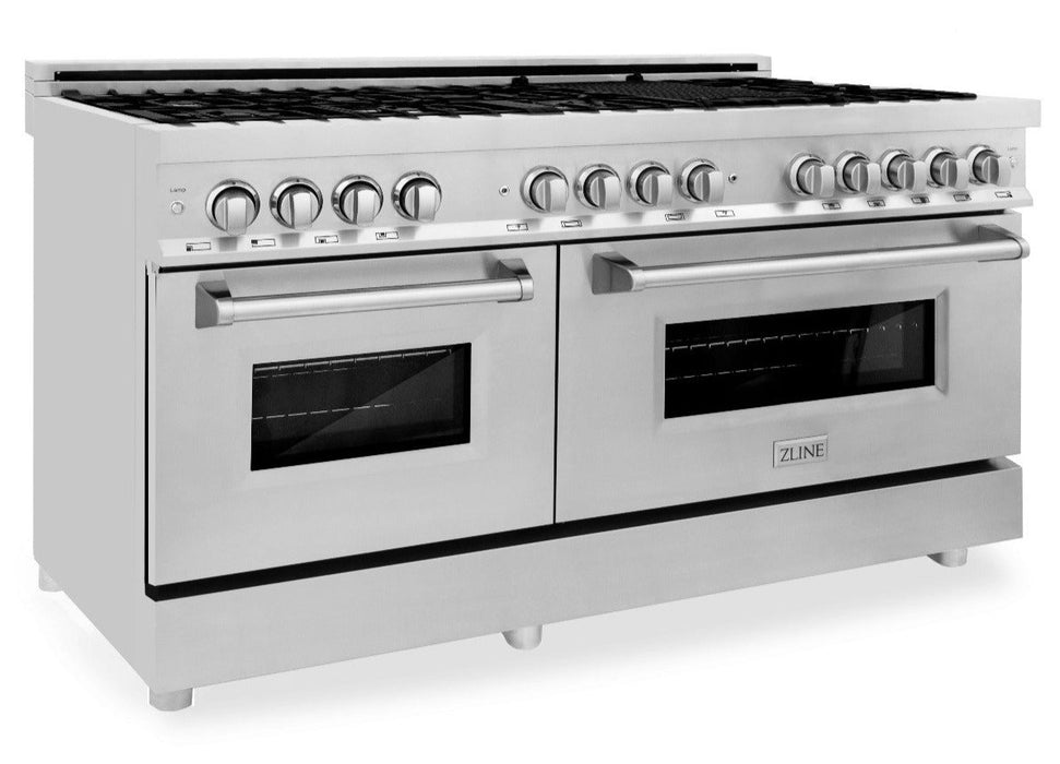 ZLINE 60" Dual Fuel Range in Stainless Steel, RA60