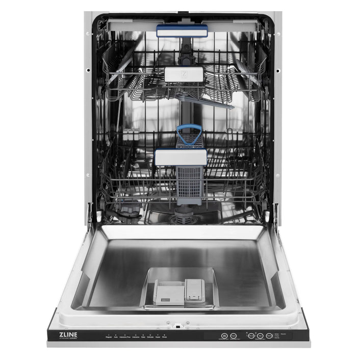 ZLINE 24" Tallac Series Top Control Dishwasher in Stainless Steel with 3rd Rack, DWV-304-24