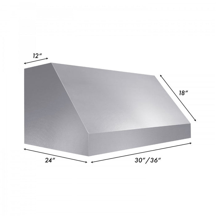 ZLINE 30" Under Cabinet Range Hood in DuraSnow® Stainless Steel, 8685S-30