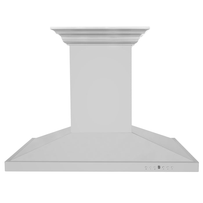 ZLINE 30" Island Mount Range Hood in Stainless Steel with CrownSound Built-in Speakers, GL2iCRN-BT-30