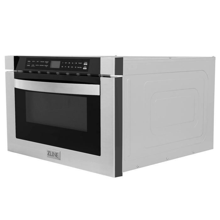 ZLINE 24 Inch Microwave Drawer In Stainless Steel, MWD-1