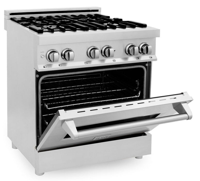 ZLINE 30" Professional Dual Fuel Range in Stainless Steel, RA30