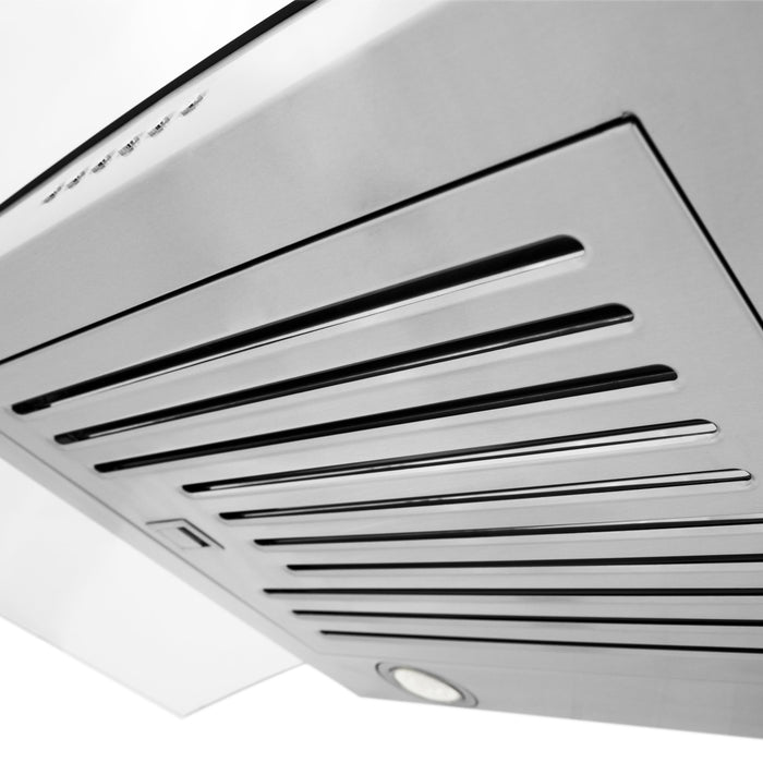 ZLINE 36" Alpine Series Ducted Vent Wall Mount Range Hood in Stainless Steel (Discontinued), ALP70WL-36