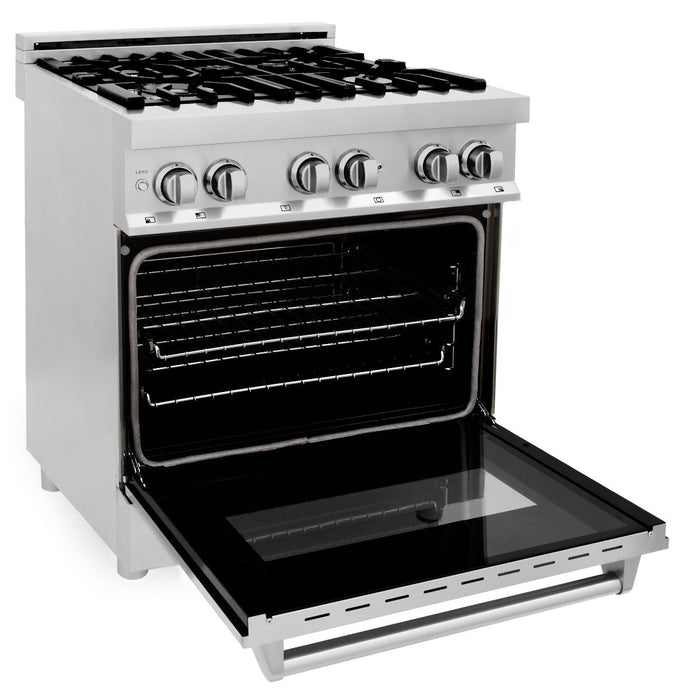 ZLINE 30" Professional Dual Fuel Range in Stainless Steel, RA30