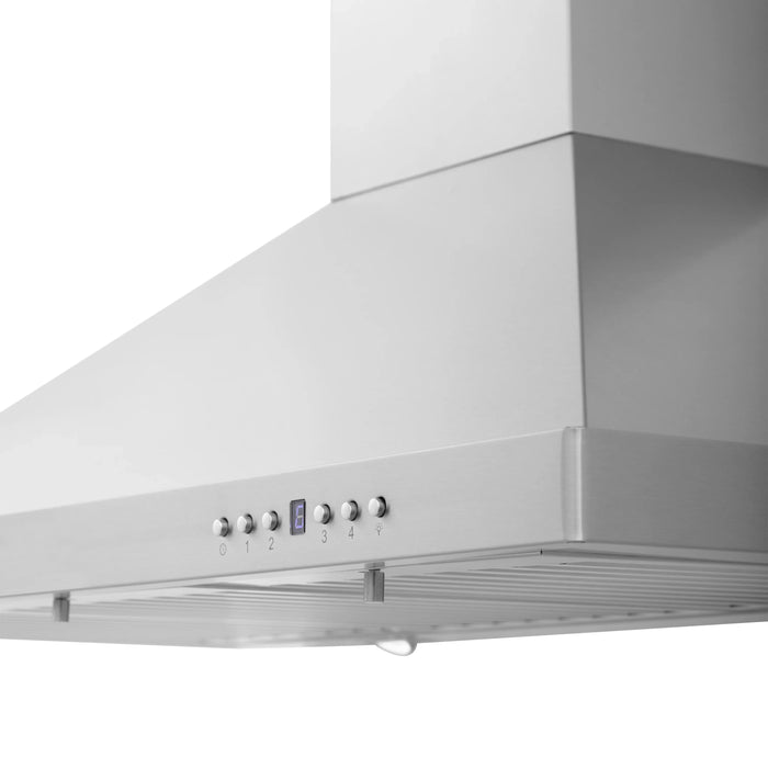 ZLINE 42" Convertible Vent Wall Mount Range Hood in Stainless Steel, KB-42