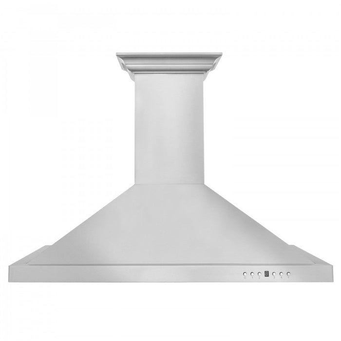 ZLINE 48" Wall Range Hood in Stainless Steel with Built-in CrownSound® Bluetooth Speakers, KL2CRN-BT-48