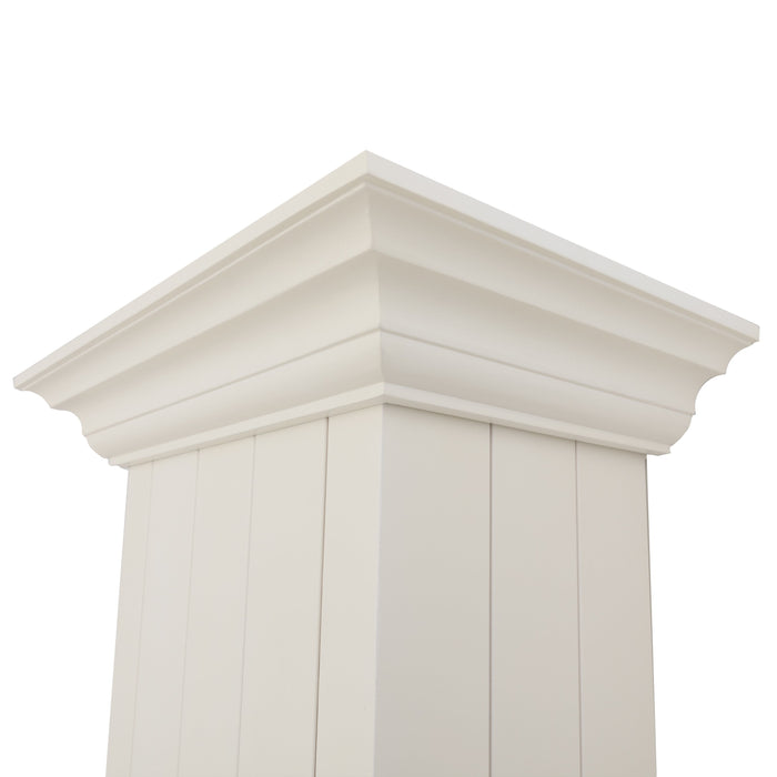 ZLINE 30" Wooden Wall Mount Range Hood in Cottage White, KPTT-30