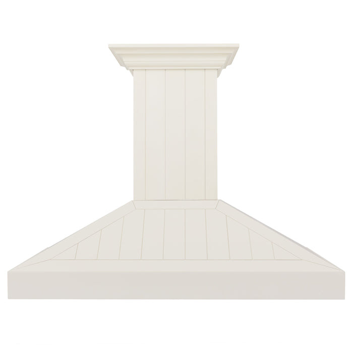 ZLINE 30" Wooden Wall Mount Range Hood in Cottage White, KPTT-30