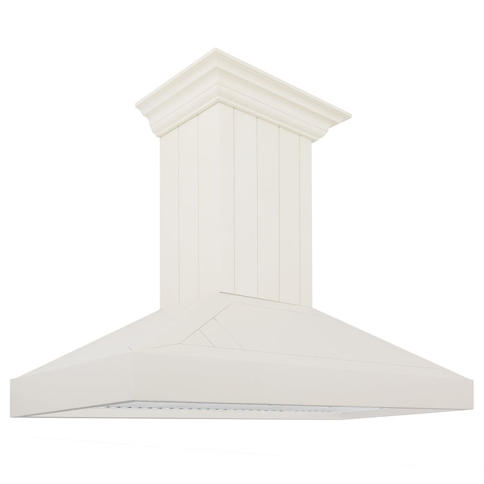 ZLINE 30" Wooden Wall Mount Range Hood in Cottage White, KPTT-30