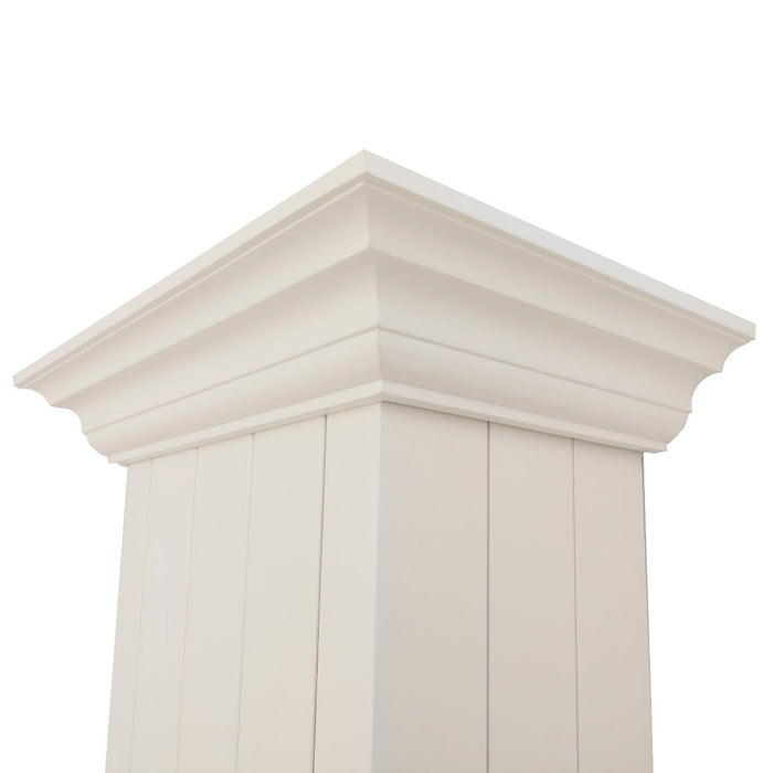 ZLINE 36" Wooden Wall Mount Range Hood in Cottage White, KPTT-36