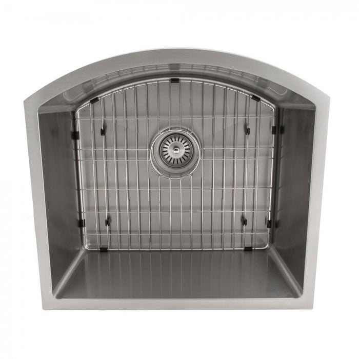 ZLINE 22" Telluride Undermount Single Bowl  Kitchen Sink with Bottom Grid in Stainless Steel, SCS-22