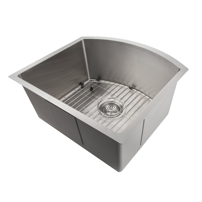 ZLINE 22" Telluride Undermount Single Bowl  Kitchen Sink with Bottom Grid in Stainless Steel, SCS-22