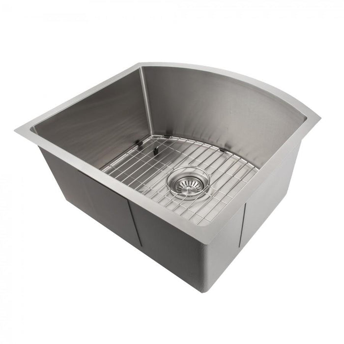 ZLINE 22" Telluride Undermount Single Bowl  Kitchen Sink with Bottom Grid in Stainless Steel, SCS-22