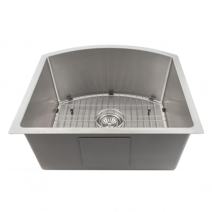 ZLINE 22" Telluride Undermount Single Bowl  Kitchen Sink with Bottom Grid in Stainless Steel, SCS-22