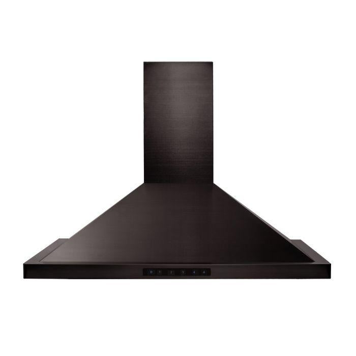 ZLINE 42" Convertible Vent Wall Mount Range Hood in Black Stainless Steel, BSKBN-42