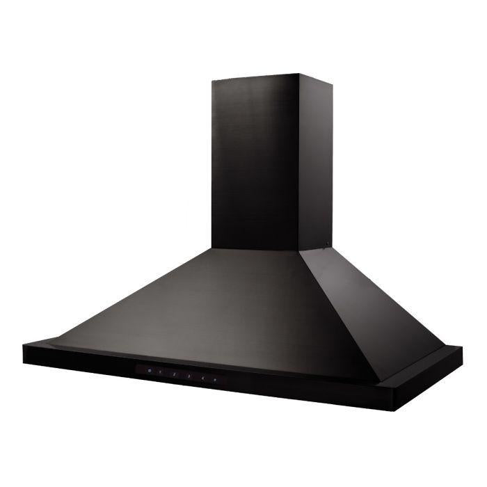 ZLINE 42" Convertible Vent Wall Mount Range Hood in Black Stainless Steel, BSKBN-42