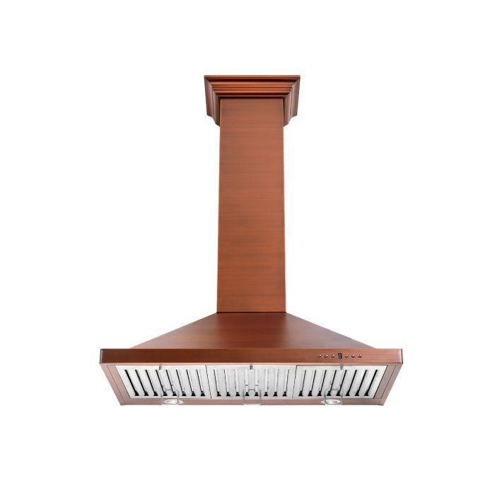 ZLINE 30" Convertible Designer Series Wall Mount Range Hood in 7-Layer Copper, 8KBC-30