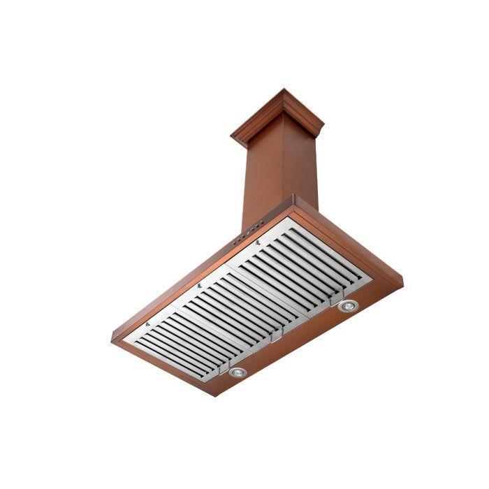 ZLINE 30" Convertible Designer Series Wall Mount Range Hood in 7-Layer Copper, 8KBC-30