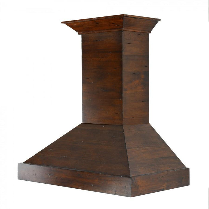 ZLINE 48" Designer Wooden Wall Mount Range Hood in Walnut, KBRR-48