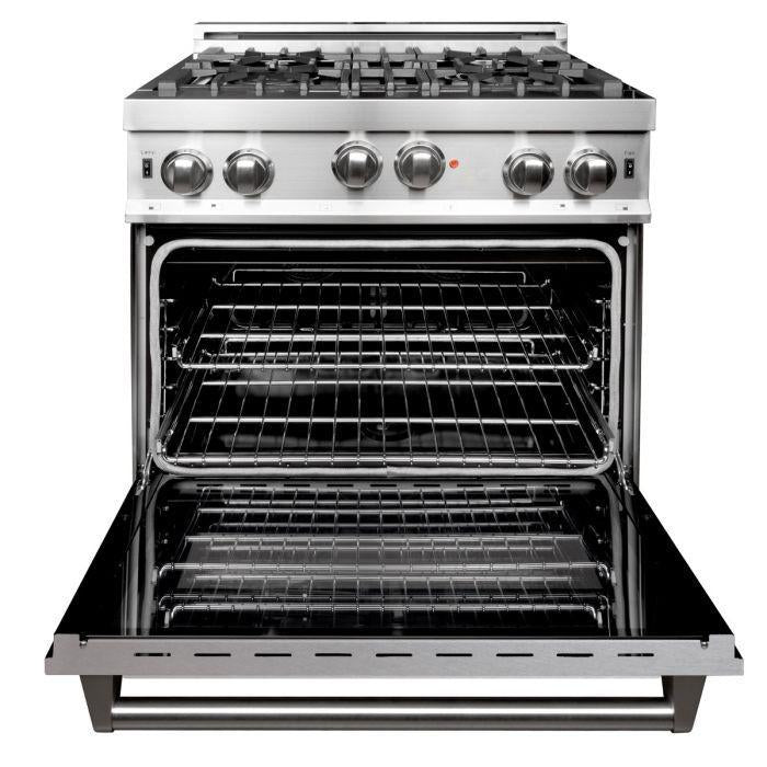 ZLINE 30" All Gas Range in Stainless Steel with DuraSnow® Stainless Door, RG-SN-30